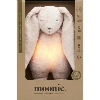 Moonie The Humming Friend 2.0 Organic Rose jucărie de adormit cu melodie