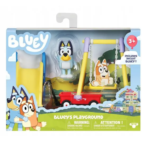 Moose Set de joaca Bluey - Locul de joaca al lui Bluey, cu figurina inclusa