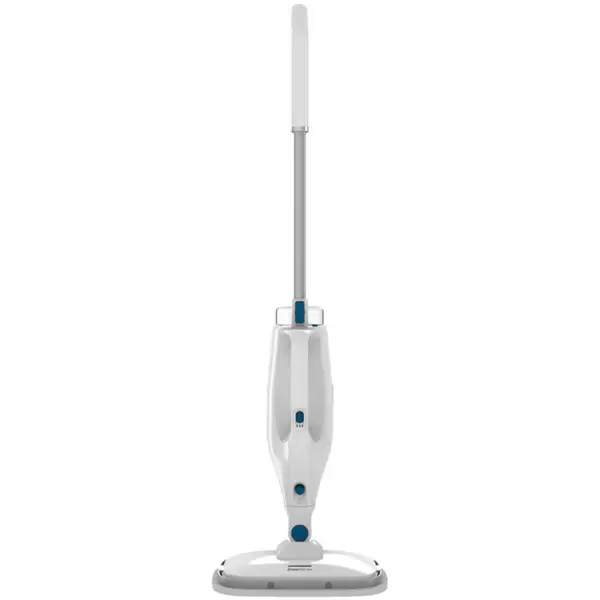 Mop cu abur Heinner SteamStrike HSM-M1400WH-BL, 1400W, 420 ml, timp incalzire 15s, debit abur 21/27 g/min, Alb