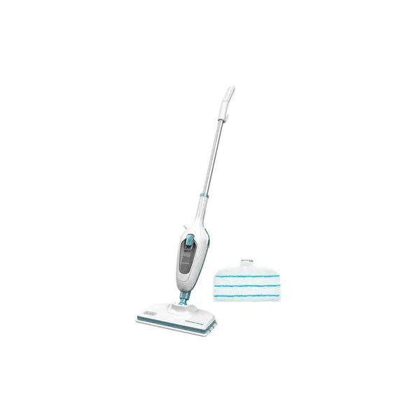Mop cu aburi BLACK & DECKER FSM13E1-QS, 0.38l, 1300W, alb-verde