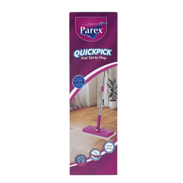 Mop cu Prindere Rapida + 10 Servetele Umede pentru Curatare, Parex