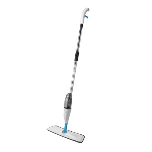 Mop cu spray Esperanza Perfect Clean 96399, microfibra, rezervor 350ml (Alb/Albastru)