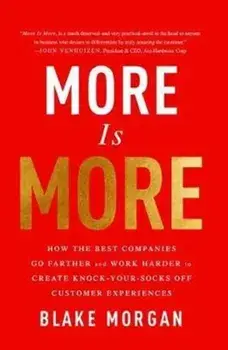 More Is More. How the Best Companies Go Farther and Work Harder to Create Knock-Your-Socks-Off Customer Experiences, Hardback/Blake Morgan