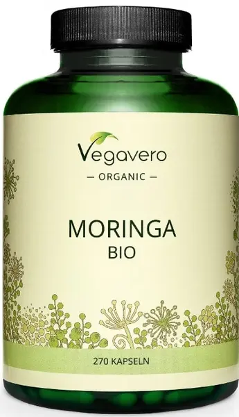 Moringa Bio, 270 capsule, Vegavero