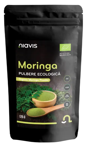 Moringa Pulbere ecologica, 125g, Niavis