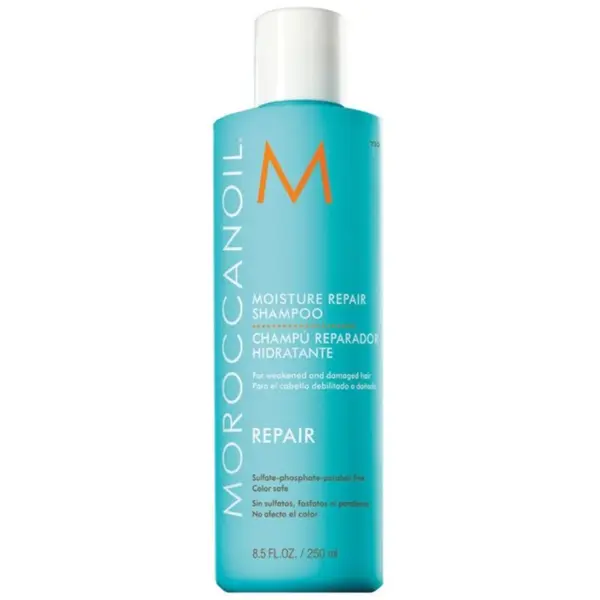 Moroccanoil Moisture Repair Shampoo Sampon pentru parul epuizat tratat chimic Volum 250 ml