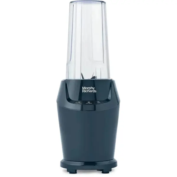 Morphy Richards Descriere Blender Morphy Richards Compact Sports, 2 Recipiente, 0.7L + 0.5L, 1000W, Albastru