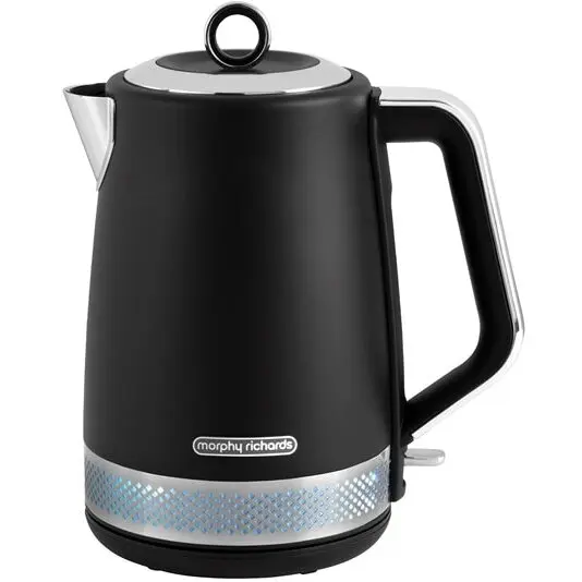 Morphy Richards Fierbator Morphy Richards Illumination 108020, 2200W, 1.7 l, Negru-Argintiu