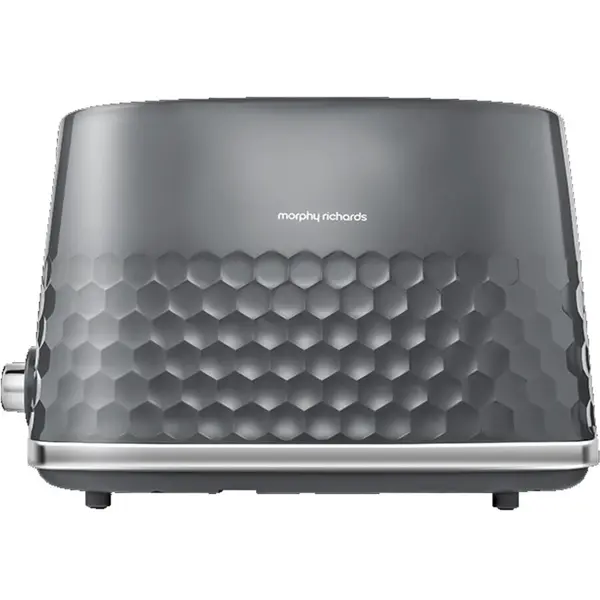 Morphy Richards Prajitor de Paine Morphy Richards Hive, 2 Felii, 7 Trepte de Rumenire, 850W, Gri metalizat