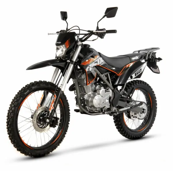 Motocicleta Cross Enduro Asix XB72, 150cc, roti 19 16 , culoare negru portocaliu, pornire electric picior
