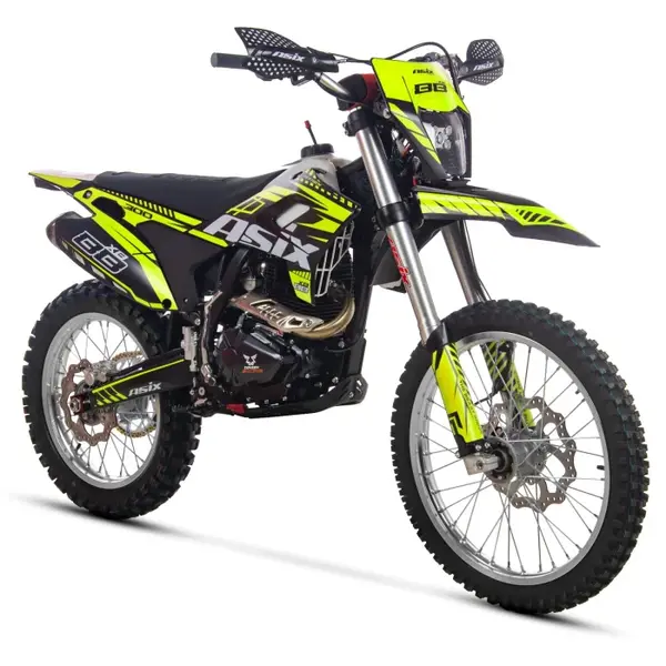 Motocicleta Cross Enduro Asix XB88 A3, 250cc, roti 21 18 , culoare negru lime, pornire electric picior