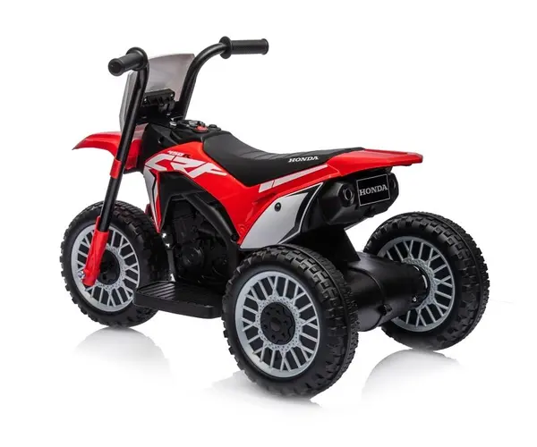 Motocicleta electrica pentru copii Honda CRF 450R red 30W cu sezut ergonomic, roti robuste si claxon
