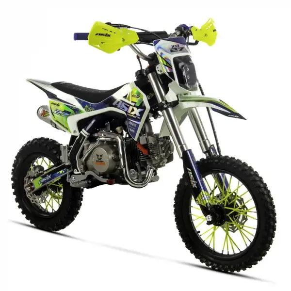 Motocicleta Enduro Cross Asix XB27, 110cc, 4T, roti 14 12 , far, pornire electromotor, semi-automat, culoare albastru lime