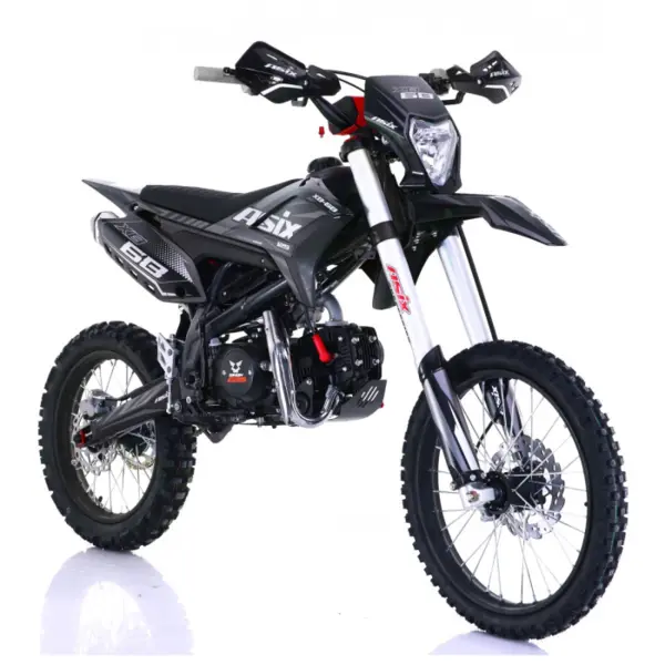 Motocicleta Enduro Cross Asix XB68, 125cc, 4T, roti 19 16 , pornire electromotor, culoare negru gri