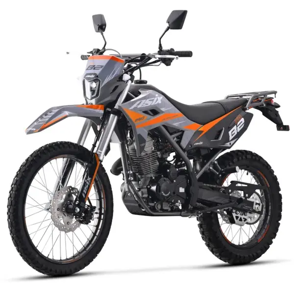 Motocicleta Enduro Cross,Asix XB82, A1, 250cc, 21 18,gri-portocaliu