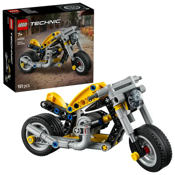 Motocicletă galbenă