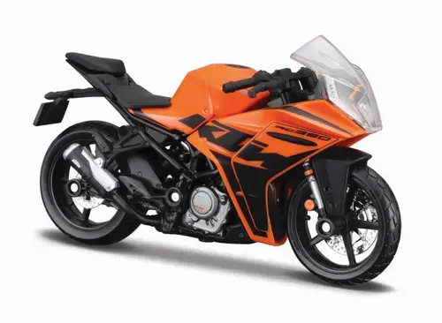 Motocicleta metalica cu stand MAISTO Editie Speciala Ktm Rc 390, Scara 1 la 18