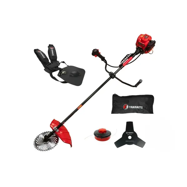Motocoasa de mana pe benzina YAMAMOTO YM35X, 4 T , 5.6 CP, 52C