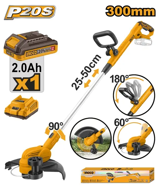 Motocoasa Mica 20V cu Roata INGCO CGTLI203285