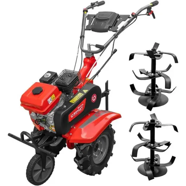 Motocultor Rotakt Centaur RO81R cu kit de capotare, Benzina, 7 CP
