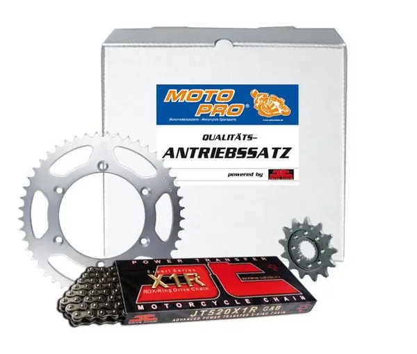 Motopro - kit lant Yamaha XT600E 91-, pinioane 15 45 Lant JT 520X1R2-106 X-Ring (Format din 102-481-15 112-446-45 145-452-106)