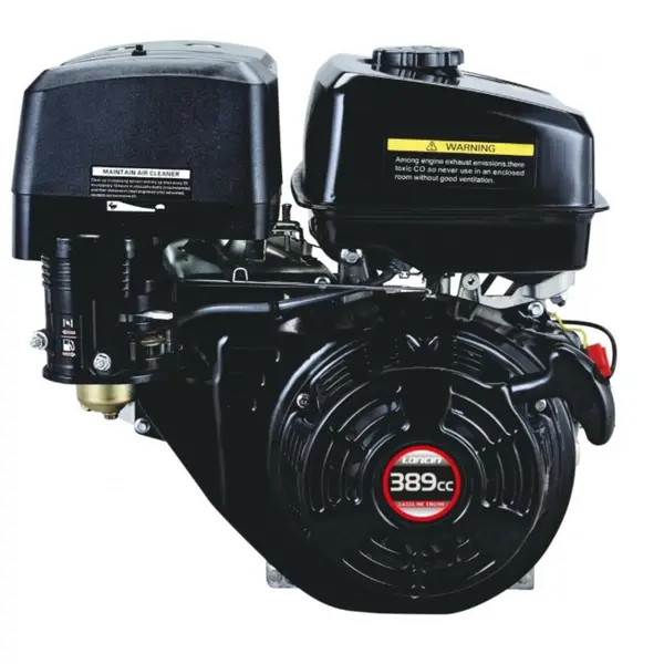 MOTOR BENIZNA LONCIN G390F-A, 13CP, AX PANA, ORIZONTAL, 25MM / 60MM