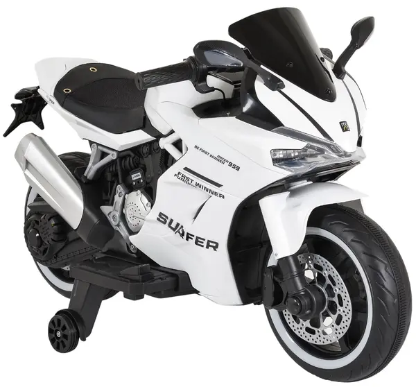 Motor cu baterie Moni - Surfer, alb