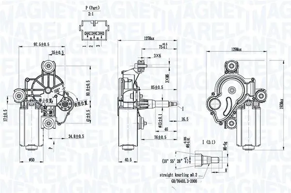 motor stergator MAGNETI MARELLI 064342011010