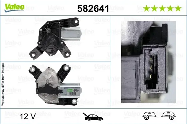 Motor stergator Spate potrivit OPEL CORSA C HATCHBACK, CORSA D, CORSA D HATCHBACK 07.05-08.14