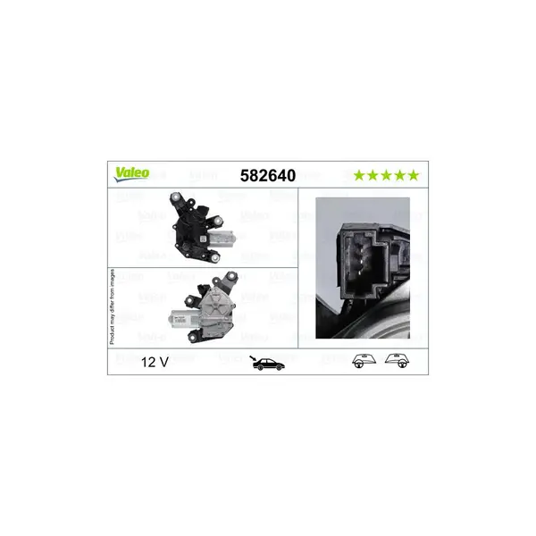 motor stergator VALEO 582640