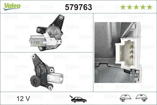 motor stergator VALEO ORIGINAL PART 579763