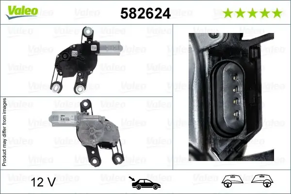 motor stergator VALEO ORIGINAL PART 582624