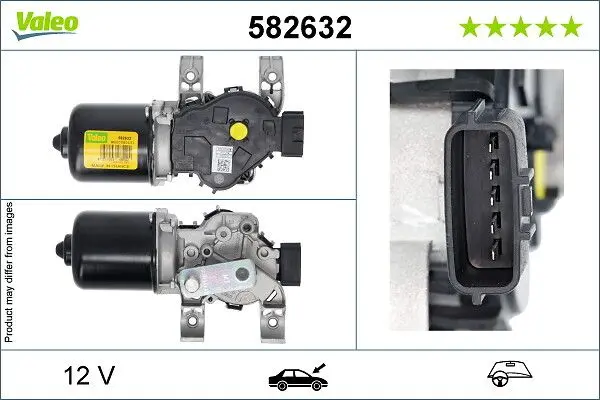 motor stergator VALEO ORIGINAL PART 582632