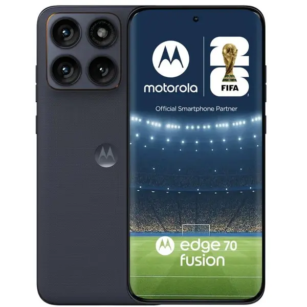 Motorola edTelefon Mobil Motorola Edge 70 Fusion, Procesor Qualcomm SM7635 Snapdragon 7s Gen 3, Ecran AMOLED 6.78, 8GB RAM, 256GB Flash, Camera Duala 50 + 13 MP, Wi-Fi, 5G, Dual Sim, Android, Negru