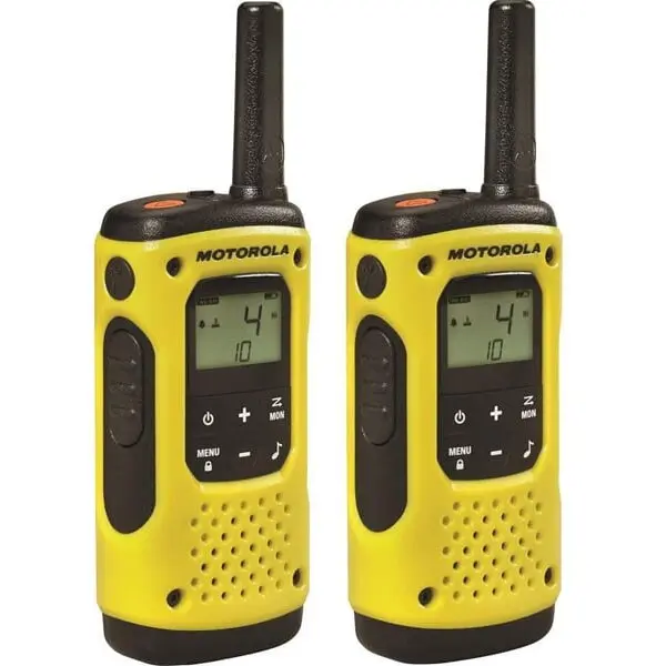 Motorola Statie radio PMR portabila Motorola TLKR T92 H2O, IP67, set 2 bucati, Negru-Galben
