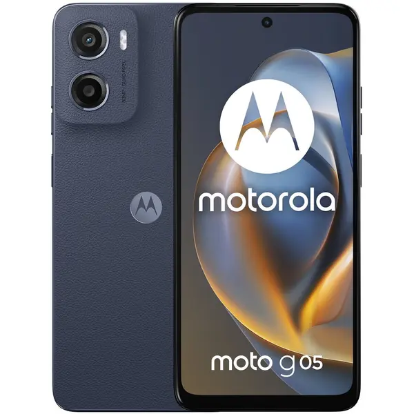 Motorola Telefon mobil Motorola g05, 6.67 inch, Dual SIM, 256GB, 4GB RAM, 4G, Denim Blue