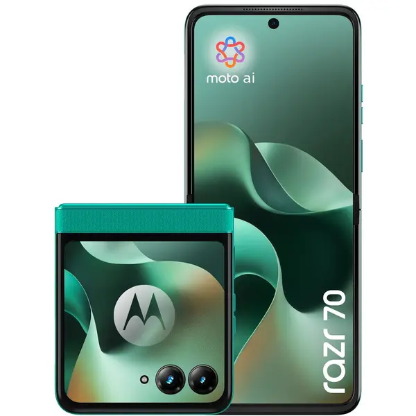 Motorola Telefon mobil Motorola razr 70, 256GB, 8GB RAM, 5G, PANTONE Sporting Green (Verde)