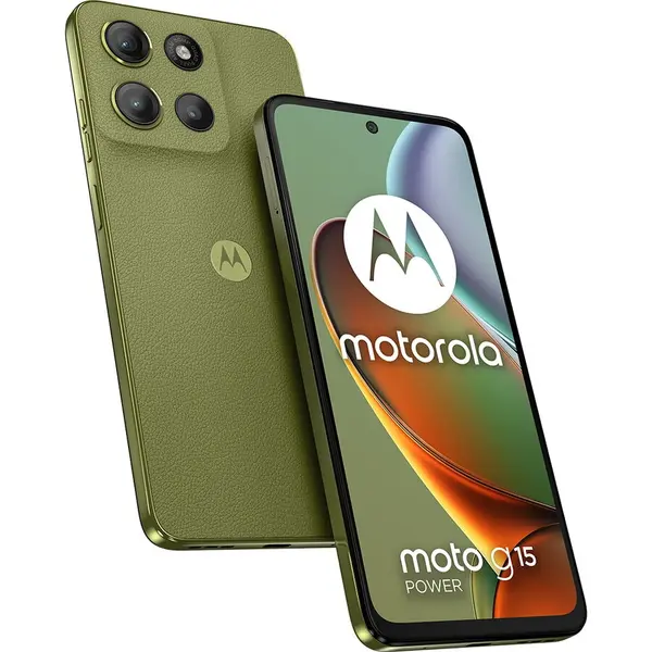 Motorola Telefon MOTOROLA Moto G15 Power, 17.1 cm (6.72), 256GB, 8GB RAM, Dual SIM, Android 15, 4G, Verde