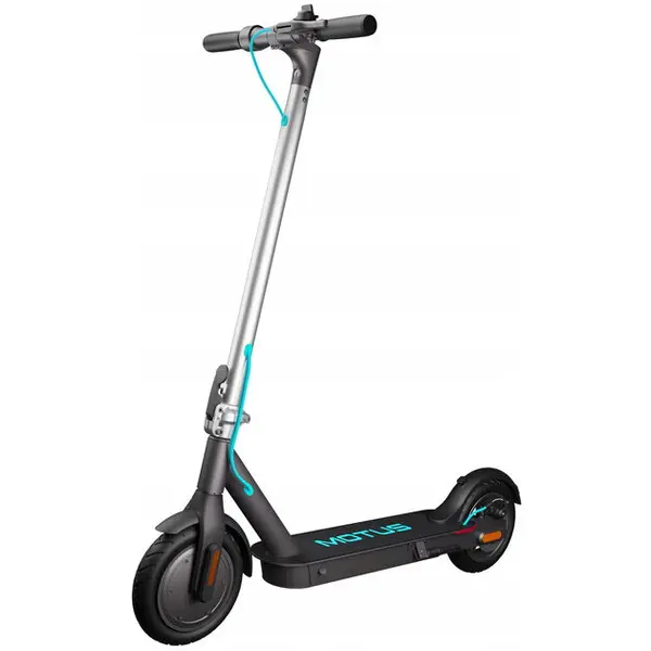 motus Trotineta electrica Motus Scooty 8.5 LITE, putere de varf: 500 W, putere nominala: 250 W, Viteza maxima 20 km/h, Autonomie maxima 19 km, IP54, 6, 0 Ah, 36V, indicator de directie, gri