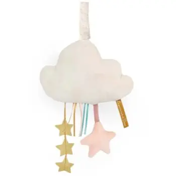 MOULIN ROTY Light-up Cloud La petite école de danse jucărie suspendabilă contrastantă