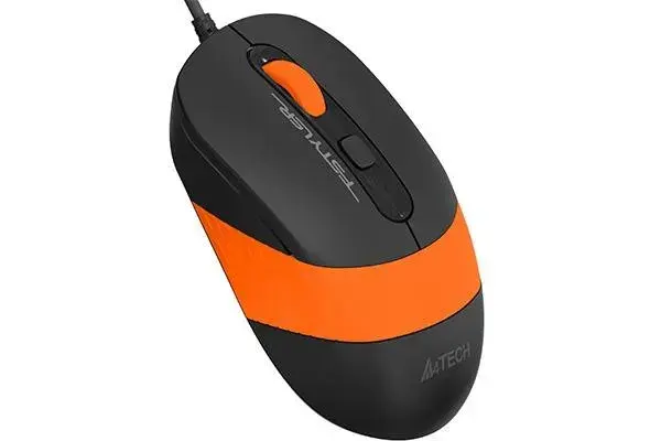 Mouse A4tech cu fir, 1600 DPI, ng/orange Mouse A4tech cu fir, 1600 DPI, ng/orange