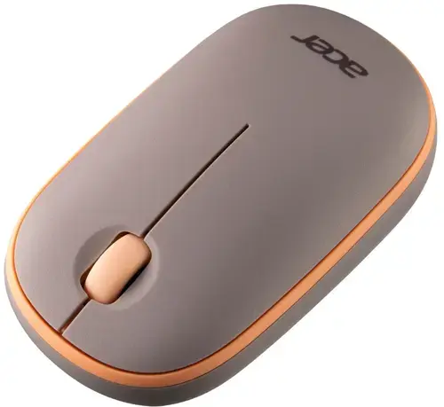 Mouse Acer AMR100, Wireless 2.5Ghz, USB (Maro/Portocaliu)