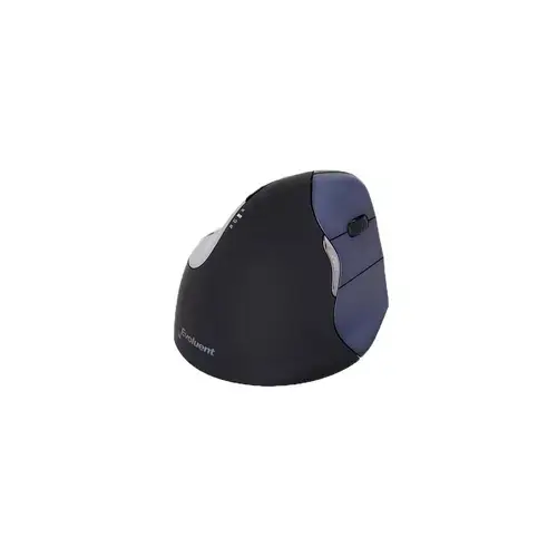 Mouse BakkerElkhuizen Evoluent Vertical 4 BNEEVR4W/VM4RW, Optic, USB, Wireless, 2600 DPI, 7 Butoane, Negru/Violet
