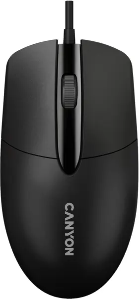 Mouse Canyon - M-5, optic, negru