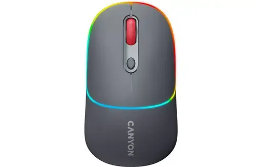 Mouse Canyon MW-22, Bluetooth, USB, 1600dpi (Gri inchis)