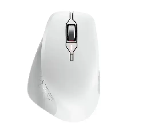 Mouse Cherry Stream Comfort, 4000 DPI, Wireless 2.4 GHz, USB (Alb/Gri)