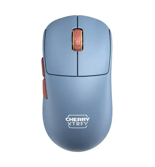 Mouse Cherry Xtrfy M68, Wireless 2.4GHz, USB, 26000 DPI (Albastru)