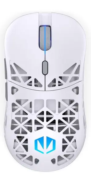Mouse de gaming Endorfy - LIV Plus Onyx White, optic, wireless, alb