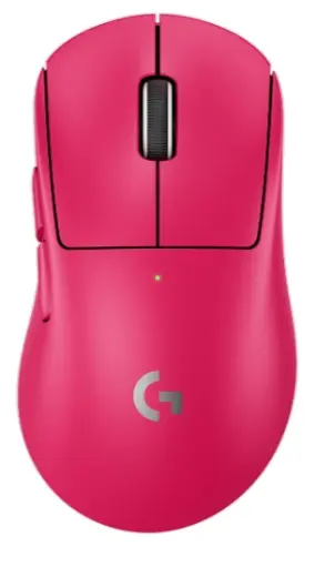 Mouse de gaming Logitech - Pro X Superlight 2 Dex, optic, fără fir, roz