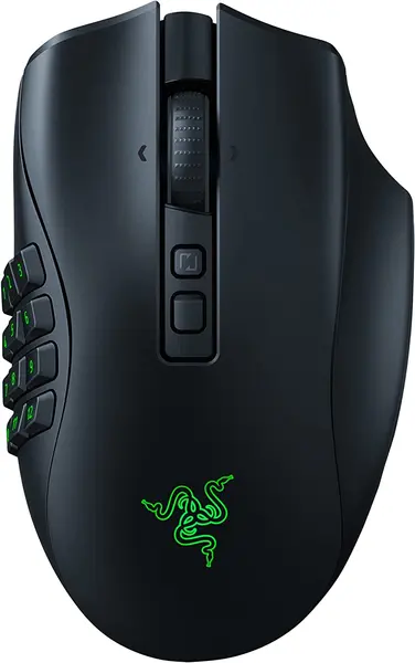 Mouse de gaming Razer - Naga V2 Pro, optic, wireless, negru